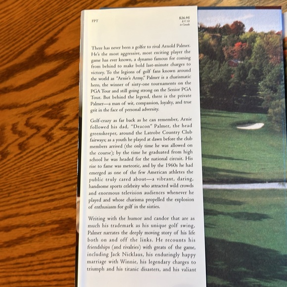 Arnold Palmer A Golfer’s Life with James Dodson Hardback Book - Picture 6 of 12